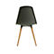 Topstar® T 2020 kuipstoel, 4-poot, desinfectiebestendig, zonder armleuningen, grijs/beuken