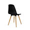 Topstar® T 2020 kuipstoel, 4-poot, desinfectiebestendig, zonder armleuningen, zwart/beuken