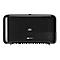 Tork® dubbele roldispenser 558048, voor mouwloos midi toiletpapier, B 360 x D 130 x H 207 mm, kunststof, zwart