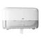Tork® Twin Roll Dispenser 558040, voor mouwloos midi toiletpapier, B 360 x D 130 x H 207 mm, kunststof, wit