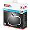 Tesa Smooz towel holder packaging. The holder has an oval shape.
