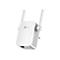 Weißer WLAN-Repeater mit zwei Antennen; tp-link Logo.