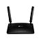 Routeur Wi-Fi noir TP-Link avec deux antennes.