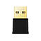 Adaptateur Wi-Fi USB noir avec connecteur doré. Inscription: Archer TX20U Nano, RoHS, FC, R-NZ.