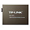 Brauner TP-Link WDM Fast Ethernet Media Converter. Aufschrift: TP-LINK, MC112CS.
