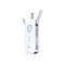 Répéteur Wi-Fi blanc TP-Link avec trois antennes dépassant de l'appareil.