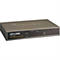 Grauer TP-Link PoE-Switch TL-SF1008P mit acht Ports und Status-LEDs vor weißem Hintergrund.