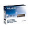 Produktverpackung von TP-LINK, blau und weiß, mit einem abgebildeten Switch. Aufgedruckte Texte: 'The Reliable Choice', '8-Port Desktop Switch'.