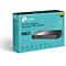 Eine Produktverpackung des TP-Link 10-Port Gigabit Desktop PoE+ Switch mit Produktbild. Aufschrift: 10-Port Gigabit Desktop PoE+ Switch, TL-SG1210MP.
