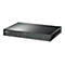 Schwarzer TP-Link Switch, Modell TL-SG1210MPE. Mit LED-Anzeigen für Status und Aktivitäten. Text: 10-Port Gigabit Easy Smart Switch mit 8-Port PoE.