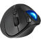 Trackball Kensington Pro Fit™ Ergo TB450, ergonomisch, kabellos, Batteriebetrieb, 400/800/1200/1600 dpi, PCR, grau-blau