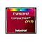 Eine rote CompactFlash-Karte mit dem Aufdruck 'Transcend CompactFlash CF170 Industrial'.