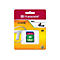 SDHC-Karte von Transcend in der Verpackung. 4 GB Speicherplatz.
