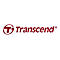 Das rote Firmenlogo von Transcend mit einem stilisierten Buchstaben T in einem Kreis.
