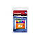 Carte mémoire Transcend CompactFlash 8 Go en blister. En-tête rouge avec texte blanc, carte en dessous.
