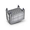 Transport- en stapelcontainer Noah - voedselveilig polyetheen - 535 l -B 1200 x D 800 x H 950 mm - belastbaar tot 300 kg - zonder deksel - grijs