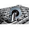 Transport- en stapelcontainer Noah - voedselveilig polyetheen - 535 l -B 1200 x D 800 x H 950 mm - belastbaar tot 300 kg - zonder deksel - grijs