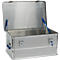 Transportbox Alutec CLASSIC 48, Aluminium, 48 l, L 575 x B 385 x H 270 mm, Zylinderschlösser