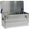 Transportbox Alutec CLASSIC 93, Aluminium, 93 l, L 775 x B 385 x H 375 mm, Zylinderschlösser