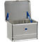 Transportbox Alutec COMFORT 30, aluminium, 30 l, L 430 x B 335 x H 273 mm, stevige deksel