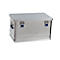 Transportbox Alutec COMFORT 60, Aluminium, 60 l, L 580 x B 385 x H 332 mm, stabiler Deckel