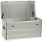 Transportbox Alutec COMFORT 92, aluminium, 92 l, L 780 x B 385 x H 367 mm, stevige deksel