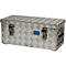 Transportkiste, Aluminium-Riffelblech, mit Fangbänder, 37 l