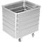 Transportwagen aus Aluminium, ohne Deckel, 223 l