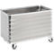 Transportwagen aus Aluminium, ohne Deckel, 560 l