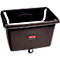 Transportwagen Rubbermaid CUBETRUCK, 396 Liter, federgelagert, L 1120 x B 787 x H 825 mm, schwarz