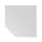 Trapeziumblad JENA, steunvoet, B 1200 x D 1200 x H 720 mm, onderstel verchroomd, lichtgrijs