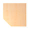 Trapeziumblad TOPAS LINE, esdoorn/zilver