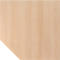 Trapezplatte Breno, Verbindungsplatte für Schreibtische Breno, mit Stützfuß, L 1200 x B 1200 mm, Spanplatte, Eiche/Graphit
