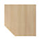 Trapezplatte TOPAS LINE, Eiche/graphit