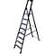 Trapladder, geanodiseerd, 8 treden