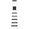 Trapladder Hailo L100, EN 131, met multifunctionele schaal en steunbeugel, tot 150 kg, 6 treden