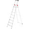 Trapladder Hailo L60, EN 131, met multifunctionele schaal en scharnierbescherming, tot 150 kg, 8 treden