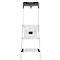 Trapladder Hailo L80, EN 131, met multifunctionele schaal en XXL-treden, tot 150 kg, 3 treden