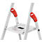 Trapladder Hailo L80, EN 131, met multifunctionele schaal en XXL-treden, tot 150 kg, 3 treden