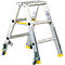 Trapladder Mehrsi, licht metaal, 3 treden, 5,7 kg