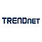 Blaues Trendnet-Logo auf weißem Hintergrund.
