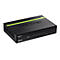Schwarzer TRENDnet Gigabit Switch TEG-S80g mit acht Anschlüssen und grüner Markierung.