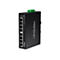 Schwarzer TRENDnet Ethernet-Switch mit grÃ¼nen AnschlÃ¼ssen und Ports.