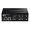 Schwarzer Trendnet Industrial Modbus Gateway TI-M42 mit Ethernet-Ports und seriellen Anschlüssen.