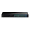 Schwarzer TRENDnet Gigabit PoE+ Switch TPE-TG262 mit 26 Ports vor weißem Hintergrund.