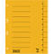 Trennblatt, Intensiv-Karton, DIN A4, gelb