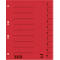 Trennblatt, Intensiv-Karton, DIN A4, rot