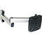 Treston QuatreX Bras pivotant pour écran plat LCD MA, conducteur ESD, jusqu'à 10 kg, L 425 x P 100 x H 130 mm, gris clair RAL 7035