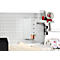 Treston QuatreX opbergdoos voor plakbandrollen, ESD-geleidend, B 122 x D 110 x H 254 mm, lichtgrijs RAL 7035