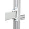 Treston QuatreX universele houder met arm, zwenkbaar, tot 15 kg, 460 mm armlengte, ESD geleidend, lichtgrijs RAL 7035